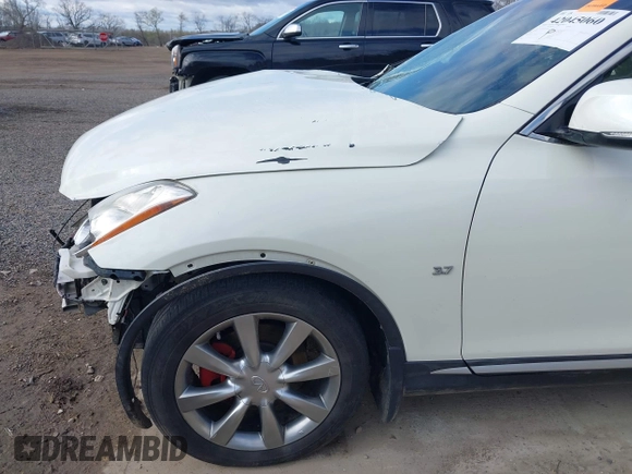 2017 Infiniti QX50 with VIN JN1BJ0RR6HM402572, listed as a IAAI auction lot 42045060 with 44,295 mi miles. Bid and sale history available at carsss.com. Image 14.