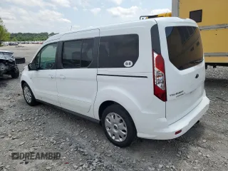 2015 Ford Transit Connect XLT with VIN NM0GE9F7XF1177695, listed as a Copart auction lot 57456015 with 84,497 mi miles and Salvage title. Bid and sale history available at DreamBid. Image 2.