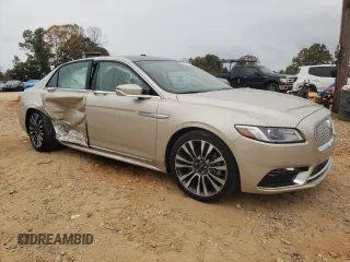 2017 Lincoln Continental Reserve with VIN 1LN6L9NC3H5624409, listed as a Copart auction lot 79442514 with 12,739 mi miles and Salvage Title. Bid and sale history available at carsss.com. Image 4.