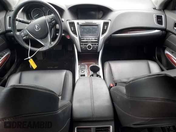 2016 Acura TLX V6 with VIN 19UUB2F3XGA011795, listed as a Copart auction lot 44322505 with 0 mi miles and Salvage Title. Bid and sale history available at carsss.com. Image 8.