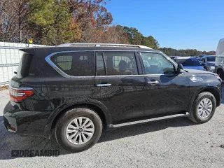 2024 Nissan Armada SV with VIN JN8AY2AC3R9196904, listed as a Copart auction lot 83995844 with 8,688 mi miles and Clean Title. Bid and sale history available at carsss.com. Image 3.