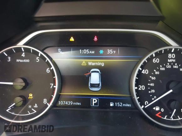 2017 Nissan Murano S with VIN 5N1AZ2MH1HN139408, listed as a IAAI auction lot 41298184 with 107,439 mi miles and . Bid and sale history available at DreamBid. Image 7.