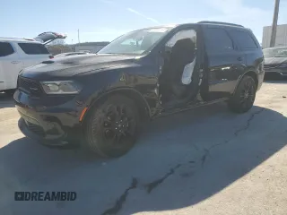 2024 Dodge Durango R/T Plus with VIN 1C4SDJCT4RC159513, listed as a Copart auction lot 47224715 with 15,423 mi miles and Salvage Title. Bid and sale history available at DreamBid. Image 1.