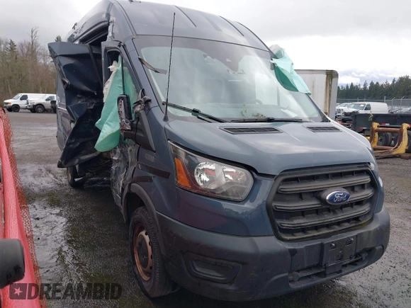 2020 Ford Transit Cargo with VIN 1FTBR3X82LKB27322, listed as a IAAI auction lot 38454284 with 30,816 mi miles. Bid and sale history available at carsss.com. Image 1.