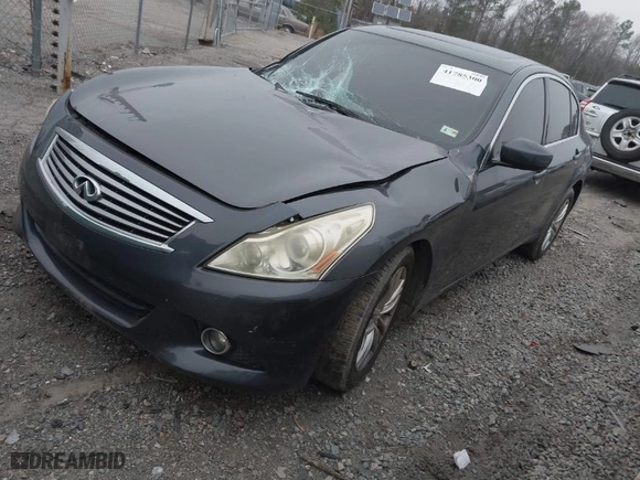 2012 Infiniti G37 Sedan x with VIN JN1CV6AR9CM977748, listed as a IAAI auction lot 41785300 with 153,564 mi miles. Bid and sale history available at carsss.com. Image 2.
