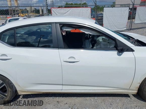 2024 Nissan Sentra SV with VIN 3N1AB8CV2RY373597, listed as a IAAI auction lot 42691212 with Not provided miles and . Bid and sale history available at DreamBid. Image 12.