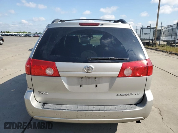 2009 Toyota Sienna CE with VIN 5TDZK23C19S271890, listed as a Copart auction lot 54757385 with 125,182 mi miles and Salvage Title. Bid and sale history available at carsss.com. Image 6.