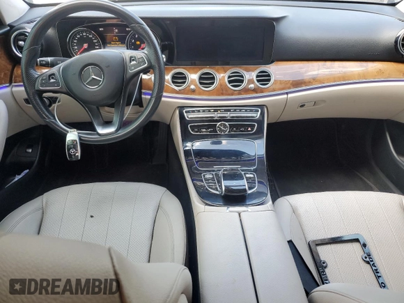 2017 Mercedes-Benz E 300 Luxury with VIN WDDZF4JB8HA150141, listed as a Copart auction lot 52560295 with 81,014 mi miles and Salvage Title. Bid and sale history available at DreamBid. Image 8.