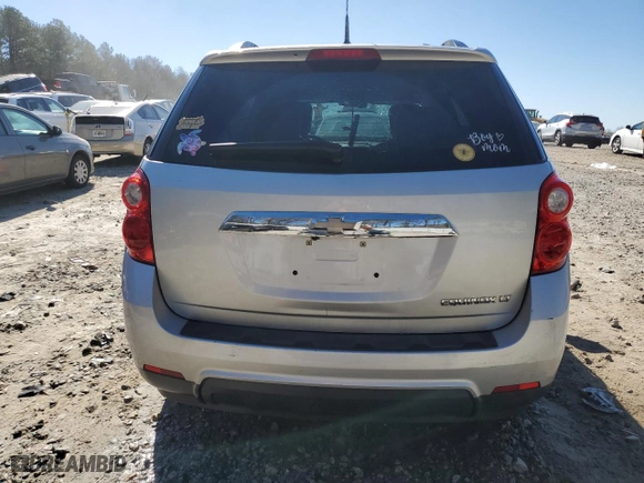 2011 Chevrolet Equinox LT w/2LT with VIN 2GNALPEC3B1210629, listed as a Copart auction lot 46785135 with 125,929 mi miles and Salvage Title. Bid and sale history available at carsss.com. Image 6.