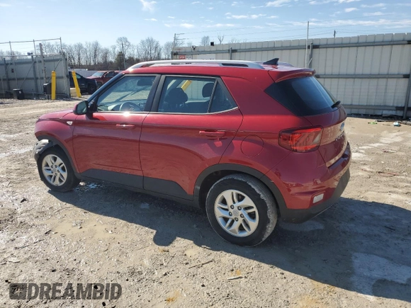 2020 Hyundai Venue SEL with VIN KMHRC8A37LU029722, listed as a Copart auction lot 45953555 with 35,223 mi miles and Salvage Title. Bid and sale history available at DreamBid. Image 2.