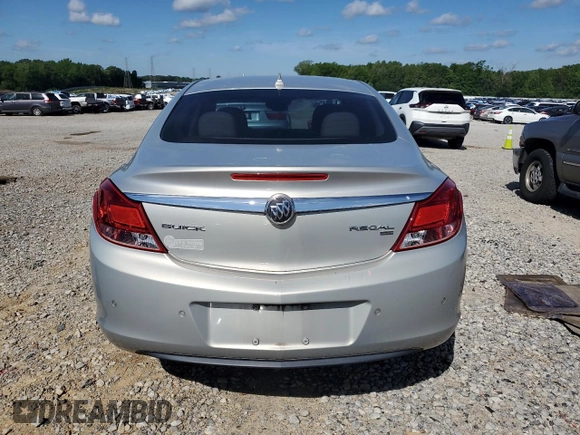 2011 Buick Regal CXL RL6 with VIN W04GU5GC3B1024851, listed as a Copart auction lot 54189555 with 187,911 mi miles and Clean title. Bid and sale history available at DreamBid. Image 6.