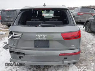 2017 Audi Q7 Premium Plus with VIN WA1LAAF70HD037732, listed as a IAAI auction lot 41399099 with 144,785 mi miles. Bid and sale history available at carsss.com. Image 16.