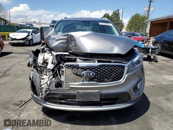 2017 Kia Sorento EX with VIN 5XYPHDA56HG287519, listed as a Copart auction lot 55184255 with 78,892 mi miles and Salvage title. Bid and sale history available at DreamBid. Image 5.