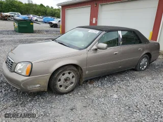 2000 Cadillac DeVille DHS with VIN 1G6KE57Y2YU193102, listed as a Copart auction lot 55532594 with 132,197 mi miles and Salvage Title. Bid and sale history available at carsss.com. Image 1.