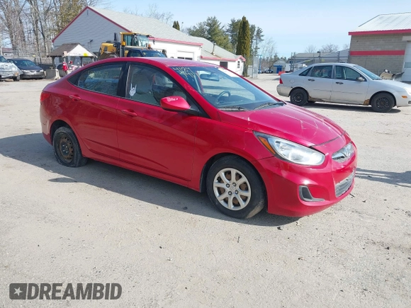 2014 Hyundai Accent GLS with VIN KMHCT4AE7EU675166, listed as a IAAI auction lot 41897417 with 164,738 mi miles and . Bid and sale history available at DreamBid. Image 1.