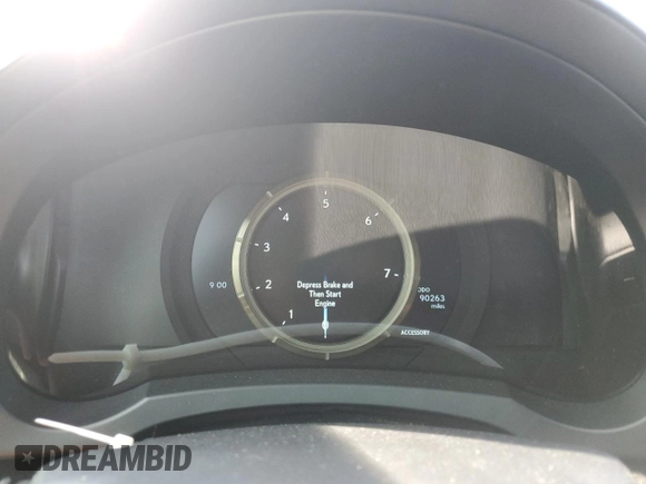 2017 Lexus IS 200t with VIN JTHBA1D22H5042061, listed as a Copart auction lot 59109005 with 90,263 mi miles and Salvage title. Bid and sale history available at DreamBid. Image 9.