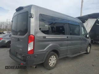 2024 Ford Transit Passenger XL with VIN 1FBAX2C83RKA49731, listed as a Copart auction lot 42985485 with 9,180 mi miles and Clean Title. Bid and sale history available at carsss.com. Image 3.