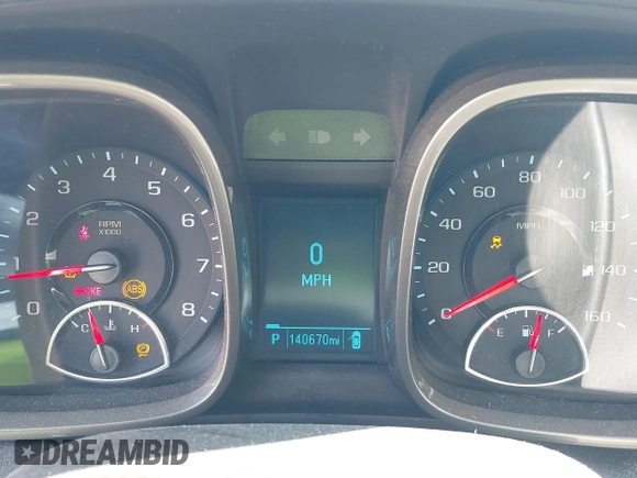 2013 Chevrolet Malibu LT with VIN 1G11C5SA3DF206780, listed as a IAAI auction lot 41769028 with 140,670 mi miles and . Bid and sale history available at DreamBid. Image 7.
