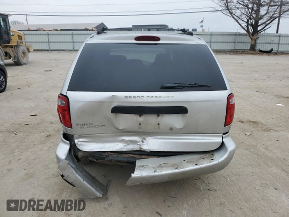 2005 Dodge Caravan SE with VIN 1D4GP24R15B115638, listed as a Copart auction lot 43551505 with 239,907 mi miles and Salvage Title. Bid and sale history available at DreamBid. Image 6.