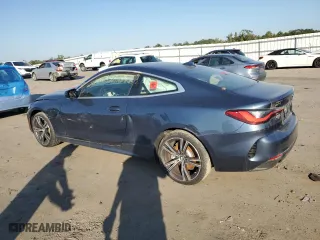 2023 BMW 4 Series 430i xDrive with VIN WBA73AP09PCL95500, listed as a Copart auction lot 75218424 with 0 mi miles and Salvage Title. Bid and sale history available at carsss.com. Image 2.