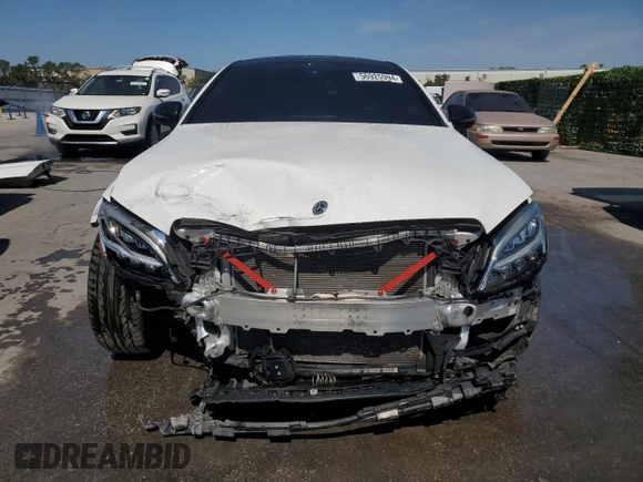 2021 Mercedes-Benz C 43 AMG with VIN W1KWJ6EB8MG056601, listed as a Copart auction lot 56925994 with 40,914 mi miles and Non repairable. Bid and sale history available at DreamBid. Image 5.