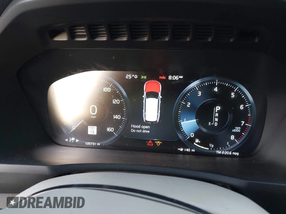 2020 Volvo XC90 Momentum z VIN YV4A221K6L1560952, wystawiony jako IAAI lot #41340408 z przebiegiem 105 731 mil mil oraz . Historia ofert i sprzedaży dostępna na DreamBid. Obrazek 7.