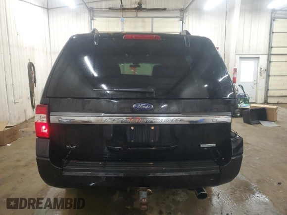 2017 Ford Expedition Max XLT with VIN 1FMJK1JT5HEA74523, listed as a Copart auction lot 57593415 with 116,427 mi miles and Salvage title. Bid and sale history available at DreamBid. Image 6.