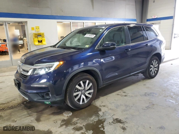 2019 Honda Pilot EX-L with VIN 5FNYF6H58KB099062, listed as a Copart auction lot 51150925 with 123,507 mi miles and Salvage Title. Bid and sale history available at carsss.com. Image 1.