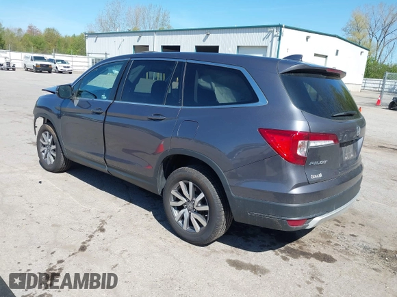 2020 Honda Pilot EX-L z VIN 5FNYF6H58LB049652, wystawiony jako IAAI lot #42213555 z przebiegiem 84 846 mil mil oraz . Historia ofert i sprzedaży dostępna na DreamBid. Obrazek 3.