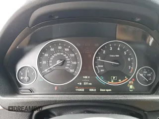 2013 BMW 3 Series 328i xDrive with VIN WBA3B3C51DJ976382, listed as a Copart auction lot 52262085 with 110,432 mi miles and Salvage title. Bid and sale history available at DreamBid. Image 9.