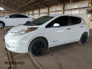 2015 Nissan LEAF SL with VIN 1N4AZ0CP3FC318873, listed as a Copart auction lot 45793065 with 81,623 mi miles and Clean Title. Bid and sale history available at DreamBid. Image 1.