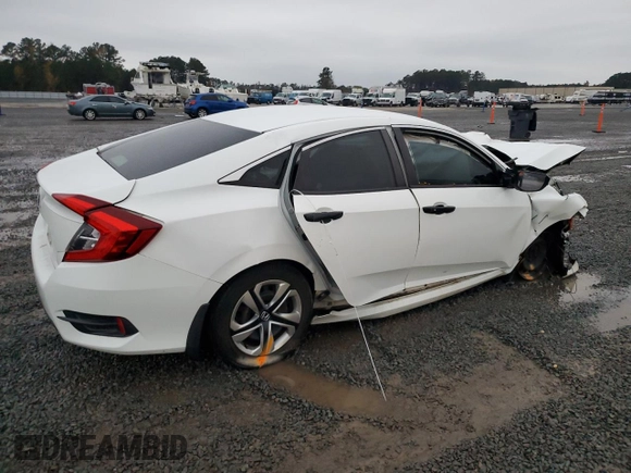 2018 Honda Civic LX with VIN 2HGFC2F59JH519837, listed as a Copart auction lot 81550184 with 166,369 mi miles and Salvage Title. Bid and sale history available at DreamBid. Image 3.