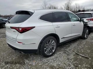 2023 Acura MDX w/Advance Package with VIN 5J8YE1H88PL026702, listed as a Copart auction lot 84755254 with 17,064 mi miles and Salvage Title. Bid and sale history available at carsss.com. Image 3.