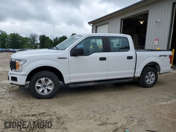 2018 Ford F-150 XL with VIN 1FTEW1EP9JFE79193, listed as a Copart auction lot 60626665 with 125,608 mi miles and Clean title. Bid and sale history available at DreamBid. Image 1.
