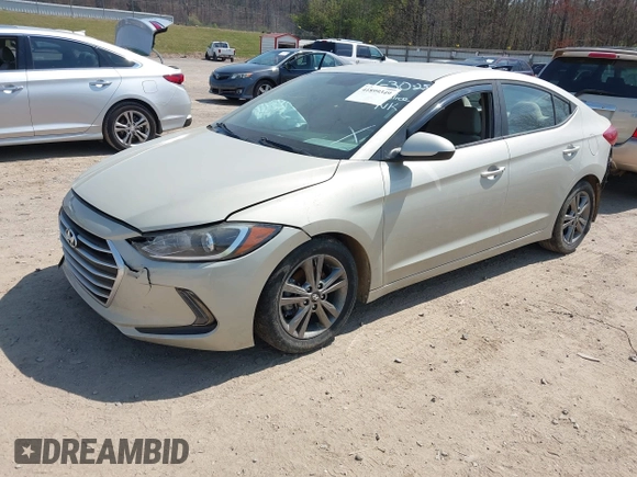 2017 Hyundai Elantra Limited with VIN 5NPD84LF1HH075595, listed as a IAAI auction lot 41899349 with 125,051 mi miles. Bid and sale history available at carsss.com. Image 16.