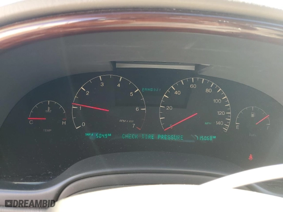 2005 Cadillac DeVille DHS with VIN 1G6KE57Y45U121085, listed as a Copart auction lot 80336744 with 115,068 mi miles and Salvage Title. Bid and sale history available at carsss.com. Image 9.