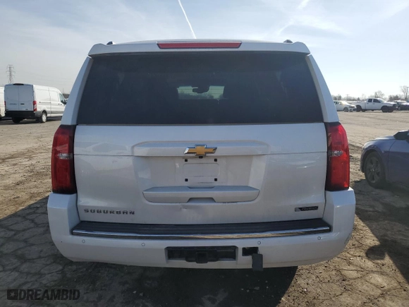 2017 Chevrolet Suburban Premier with VIN 1GNSKJKCXHR322398, listed as a Copart auction lot 47980085 with 134,215 mi miles and Clean Title. Bid and sale history available at carsss.com. Image 6.