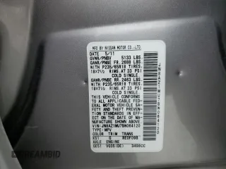 2011 Nissan Murano SV z VIN JN8AZ1MU7BW064120, wystawiony jako Copart lot #54345205 z przebiegiem 76 626 mil mil oraz Szkoda całkowita • Salvage title. Historia ofert i sprzedaży dostępna na DreamBid. Obrazek 13.