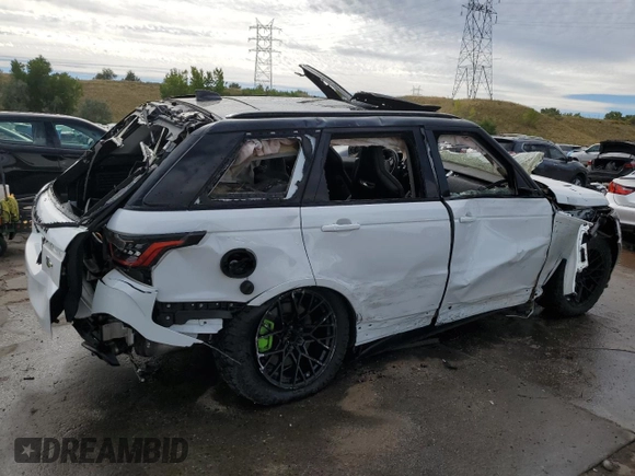 2019 Land Rover Range Rover Sport SVR with VIN SALWZ2SE7KA837743, listed as a Copart auction lot 71021264 with Not Provided miles and Salvage Title. Bid and sale history available at DreamBid. Image 3.
