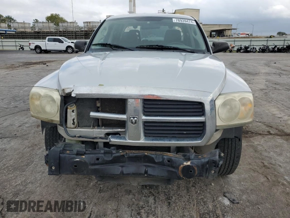2006 Dodge Dakota ST with VIN 1D7HE28K76S641283, listed as a Copart auction lot 78939474 with 229,561 mi miles and Salvage Title. Bid and sale history available at carsss.com. Image 5.