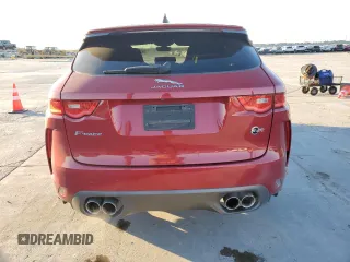 2020 Jaguar F-Pace SVR with VIN SADCZ2EE0LA631336, listed as a Copart auction lot 41931455 with 63,461 mi miles and Salvage Title. Bid and sale history available at DreamBid. Image 6.