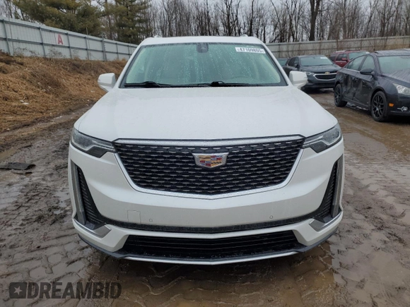 2021 Cadillac XT6 Premium Luxury with VIN 1GYKPDRS3MZ149692, listed as a Copart auction lot 47109805 with 82,004 mi miles and Salvage title. Bid and sale history available at DreamBid. Image 5.