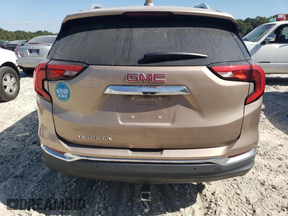 2018 GMC Terrain SLT Diesel with VIN 3GKALREU6JL282701, listed as a Copart auction lot 75844504 with 124,430 mi miles and Salvage Title. Bid and sale history available at DreamBid. Image 6.