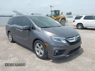 2019 Honda Odyssey EX z VIN 5FNRL6H59KB101401, wystawiony jako IAAI lot #42071307 z przebiegiem 95 768 mil mil oraz . Historia ofert i sprzedaży dostępna na DreamBid. Obrazek 1.