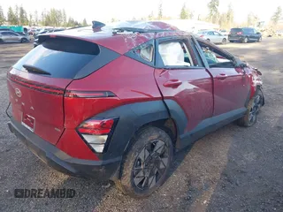 2025 Hyundai Kona SEL Convenience with VIN KM8HCCABXSU260201, listed as a IAAI auction lot 41733277 with Not Provided miles and . Bid and sale history available at carsss.com. Image 4.