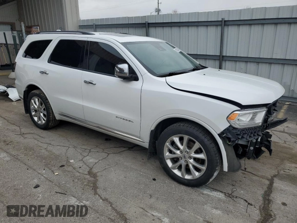 2019 Dodge Durango Citadel with VIN 1C4RDJEG4KC690716, listed as a Copart auction lot 81088814 with 101,417 mi miles and Salvage Title. Bid and sale history available at DreamBid. Image 4.