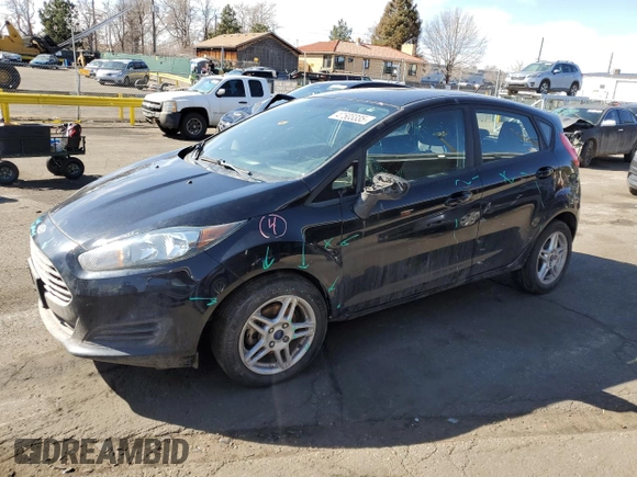 2018 Ford Fiesta SE with VIN 3FADP4EJXJM106918, listed as a Copart auction lot 47503335 with 101,360 mi miles and Salvage Title. Bid and sale history available at DreamBid. Image 1.