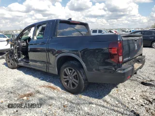 2018 Honda Ridgeline Sport with VIN 5FPYK2F19JB002705, listed as a Copart auction lot 44516565 with Not provided miles and Salvage title. Bid and sale history available at DreamBid. Image 2.