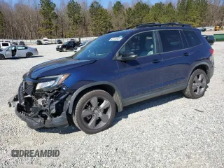 2019 Honda Passport Touring z VIN 5FNYF8H98KB022609, wystawiony jako Copart lot #46144845 z przebiegiem 148 994 mil mil oraz Szkoda całkowita • Salvage title. Historia ofert i sprzedaży dostępna na DreamBid. Obrazek 1.