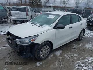 2018 Kia Rio LX with VIN 3KPA24AB8JE057223, listed as a IAAI auction lot 41705738 with 97,674 mi miles. Bid and sale history available at carsss.com. Image 18.